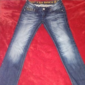 Rock Revival Blue Straight Leg Jeans